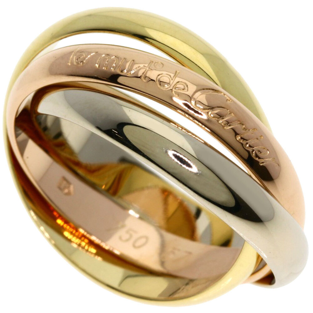 Cartier Trinity #57 Ring - 18K Yellow Gold/18K Pink White Gold Women's CARTIER